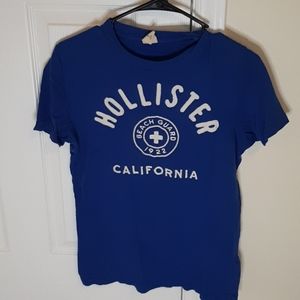 Hollister short sleeve shirt, Blue, Small
